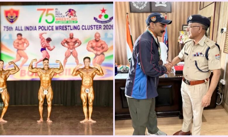 उत्तराखंड: हेड कांस्टेबल जितेंद्र का नेशनल लेवल पर डंका, ऑल इंडिया पुलिस रेसलिंग क्लस्टर में जीता कांस्य पदक उत्तराखंड: हेड कांस्टेबल जितेंद्र का नेशनल लेवल पर डंका, ऑल इंडिया पुलिस रेसलिंग क्लस्टर में जीता कांस्य पदक
