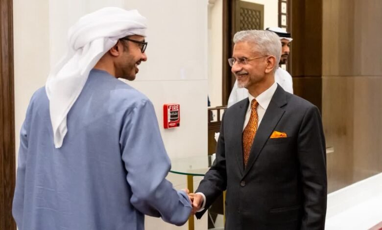 जयशंकर ने UAE के डिप्टी PM अल-नाहयान के साथ की बैठक, द्विपक्षीय और वैश्विक मुद्दों पर की चर्चा
