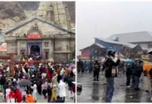 बर्फ की सफेद चादर में लिपटी बाबा केदार की नगरी, श्रद्धालुओं के खिले चेहरे, ठंड से बढ़ी मुश्किलें
